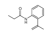 N-(2-(prop-1-en-2-yl)phenyl)propionamide结构式