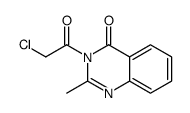 3-(2-chloroacetyl)-2-methylquinazolin-4-one结构式