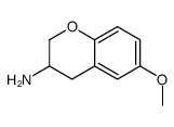 2H-1-BENZOPYRAN-3-AMINE,3,4-DIHYDRO-6-METHOXY结构式