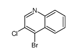 4-bromo-3-chloroquinoline结构式