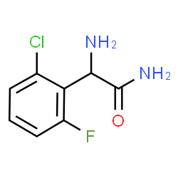 2-Amino-2-(2-chloro-6-fluorophenyl)acetamide结构式