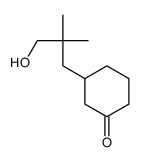 3-(3-hydroxy-2,2-dimethylpropyl)cyclohexan-1-one结构式
