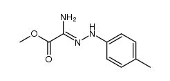methyl 2-amino-2-(2-(p-tolyl)hydrazono)acetate结构式