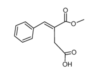 (E)-3-(methoxycarbonyl)-4-phenylbut-3-enoic acid结构式