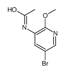 N-(5-bromo-2-methoxypyridin-3-yl)acetamide结构式