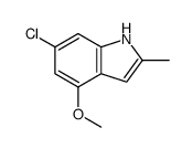6-Chloro-4-methoxy-2-methyl-1H-indole Structure