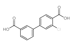3-氯-[1,1-联苯]-3,4-二羧酸结构式
