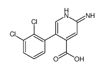 2-amino-5-(2,3-dichlorophenyl)pyridine-4-carboxylic acid Structure