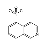 8-Methyl-Isoquinoline-5-Sulfonyl Chloride结构式