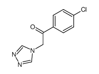 1-(4-chlorophenyl)-2-(1,2,4-4H-triazol-4-yl)ethanone结构式