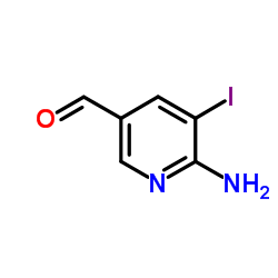 6-Amino-5-iodonicotinaldehyde Structure