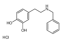 4-[2-(benzylamino)ethyl]benzene-1,2-diol,hydrochloride Structure