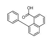 8-phenylnaphthalene-1-carboxylic acid结构式