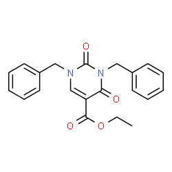 ethyl 1,3-dibenzyl-2,4-dioxo-1,2,3,4-tetrahydropyrimidine-5-carboxylate图片