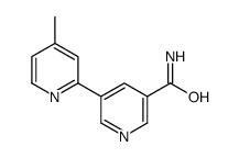 5-(4-methylpyridin-2-yl)pyridine-3-carboxamide Structure
