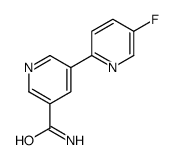 5-(5-fluoropyridin-2-yl)pyridine-3-carboxamide结构式