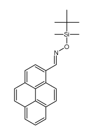 (E)-pyrene-1-carbaldehyde O-tert-butyldimethylsilyl oxime结构式