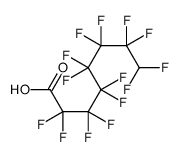 8H-PERFLUOROOCTANOIC ACID structure