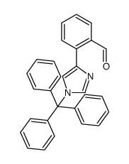 2-(1-Trityl-4-imidazolyl)benzaldehyde Structure