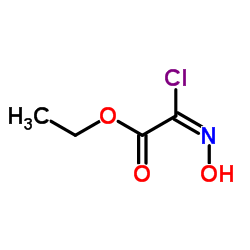Ethyl (2Z)-chloro(hydroxyimino)acetate Structure
