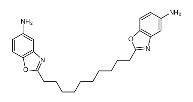 2-[10-(5-amino-1,3-benzoxazol-2-yl)decyl]-1,3-benzoxazol-5-amine Structure