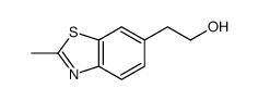 6-Benzothiazoleethanol,2-methyl-(7CI,8CI) structure