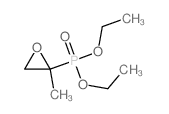 Phosphonic acid,P-(2-methyl-2-oxiranyl)-, diethyl ester structure