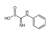 Anilino(imino)methanesulfinic acid Structure