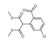 dimethyl 2-(5-chloro-2-nitrophenyl)malonate结构式