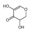 3,5-dihydroxy-2,3-dihydropyran-4-one Structure