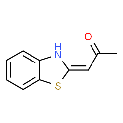 2-Propanone,1-(2(3H)-benzothiazolylidene)-(9CI) Structure