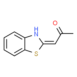 2-Propanone,1-(2(3H)-benzothiazolylidene)-(9CI)结构式