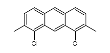 1,8-Dichloro-2,7-dimethylanthracene结构式