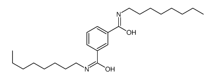 1-N,3-N-dioctylbenzene-1,3-dicarboxamide Structure