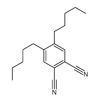 4,5-dipentylbenzene-1,2-dicarbonitrile Structure