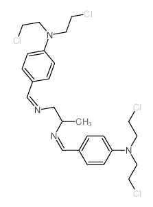 p-Toluidine, a,a'-(propylenedinitrilo)bis[N,N-bis(2-chloroethyl)-(8CI)结构式