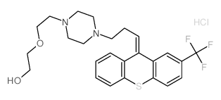 2-(2-(4-(3-(2-(三氟甲基)-9H-噻吨-9-亚基)丙基)哌嗪-1-基)乙氧基)乙醇二盐酸盐图片