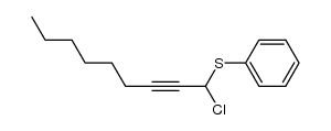 (1-chloronon-2-yn-1-yl)(phenyl)sulfane Structure