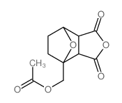 1-acetoxymethyl-7-oxabicyclo[2.2.1]heptane-2,3-dicarboxylic anhydride结构式