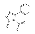 3-(chlorocarbonyl)-4-phenyl-1,2,5-oxadiazole 2-oxide Structure