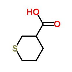 Tetrahydro-2H-thiopyran-3-carboxylic acid structure