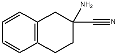 2-Amino-1,2,3,4-tetrahydronaphthalene-2-carbonitrile结构式
