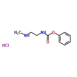 Phenyl [2-(methylamino)ethyl]carbamate hydrochloride (1:1)结构式