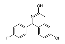 N-[(4-Chlorophenyl)(4-fluorophenyl)Methyl]acetamide Structure