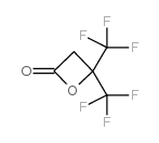 3,3-双(三氟甲基)-2-氧杂环丁酮结构式