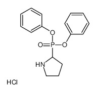 DIPHENYL PYRROLIDINE-2-PHOSPHONATE HCL Structure