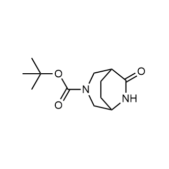 7-氧代-3,6-二氮杂双环[3.2.2]壬烷-3-羧酸叔丁基酯结构式