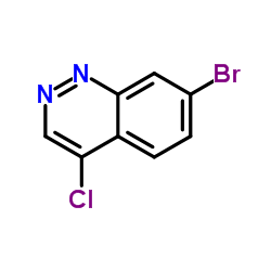 7-Bromo-4-chlorocinnoline Structure