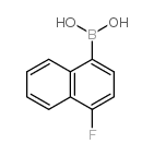4-Fluoronaphtalene-1-boronic acid Structure