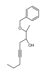 (2S,3S)-2-phenylmethoxynon-5-yn-3-ol结构式